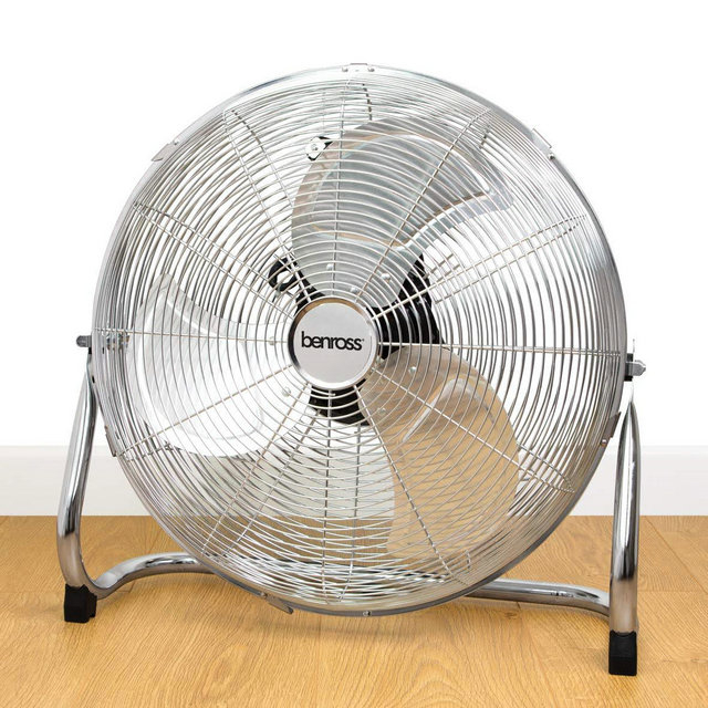 18 Inch High Velocity Chrome Fan