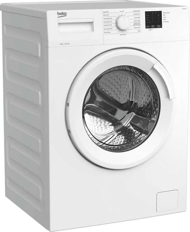 Beko WTK84011W 8 kg 1400 Spin Washing Machine - White