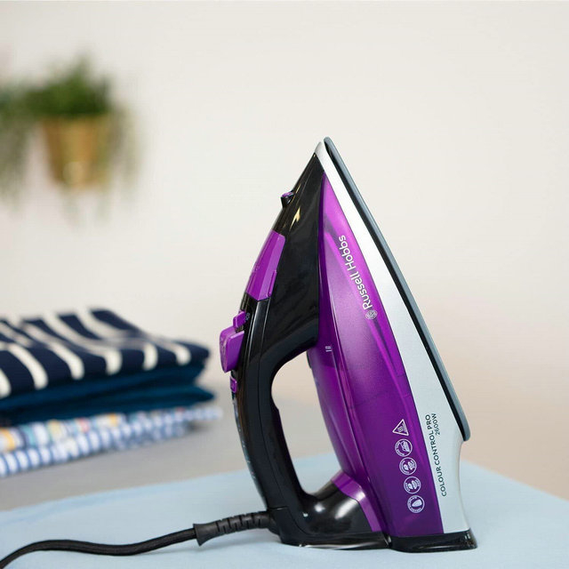 Russell Hobbs 22861 Colour Control Ultra 2600W Steam Iron - Purple