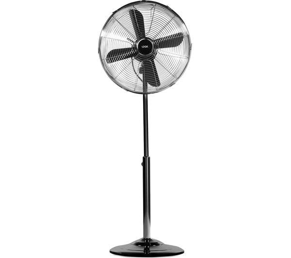 Logik L16PFGM17 16 Inch Pedestal Fan Gun Metal