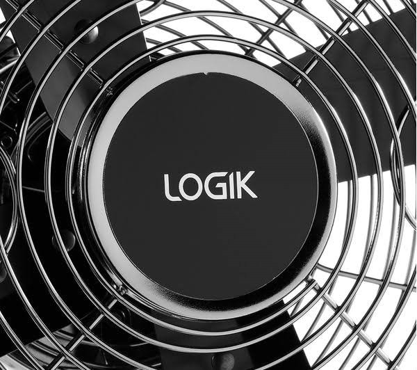 Logik L16PFGM17 16 Inch Pedestal Fan Gun Metal