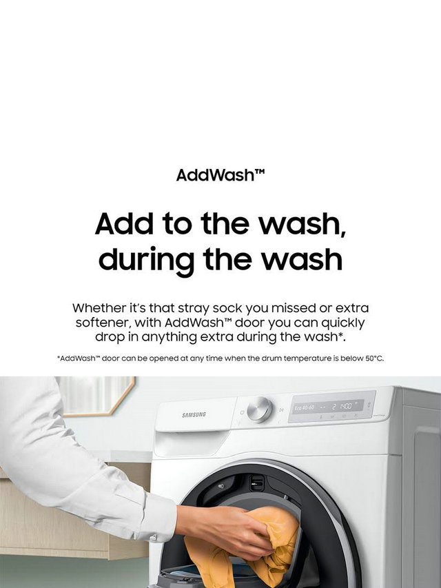 Samsung WW90T554DAN/S1 9kg Washing Machine - Graphite