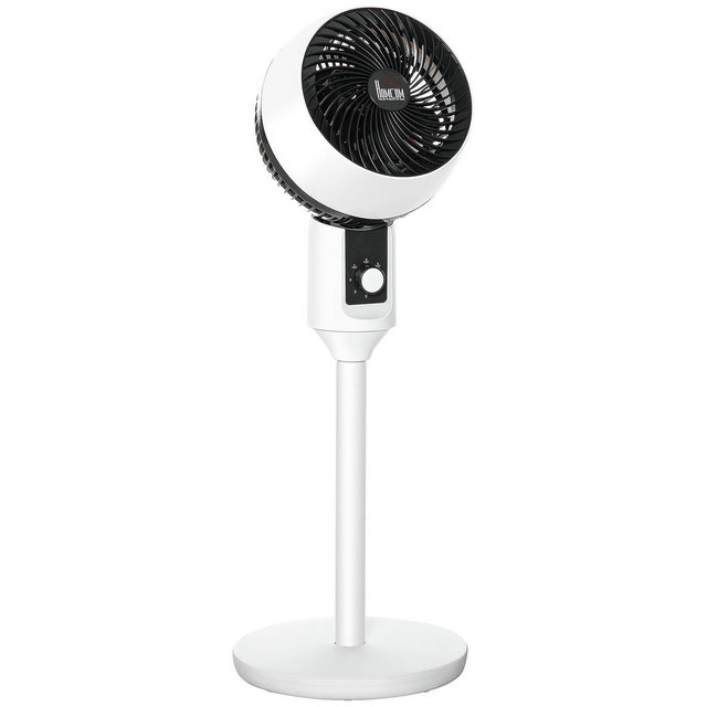 HOMCOM 32 Inch Air Circulator Fan - Black/White