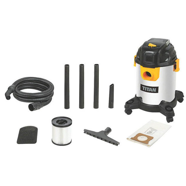 Titan TTB775VAC 1400W  Wet & Dry Vacuum 220-240V