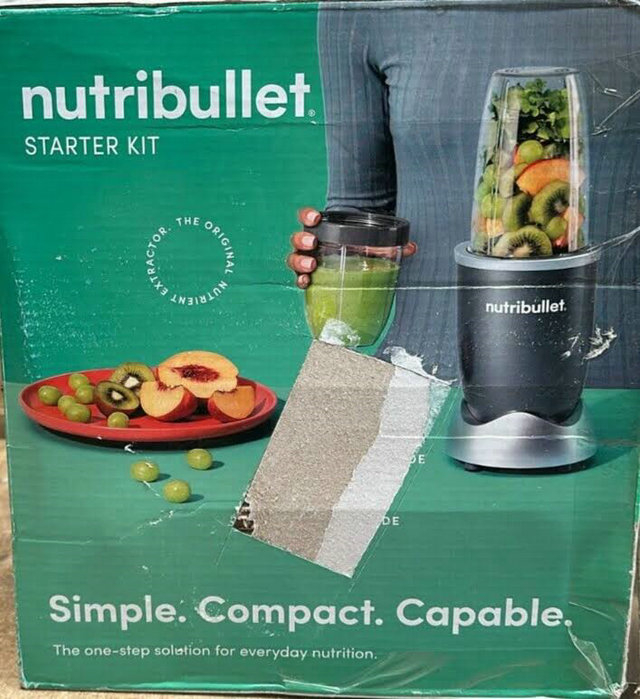 Nutribullet 600W Starter Kit Smoothie Maker Table Top Blender