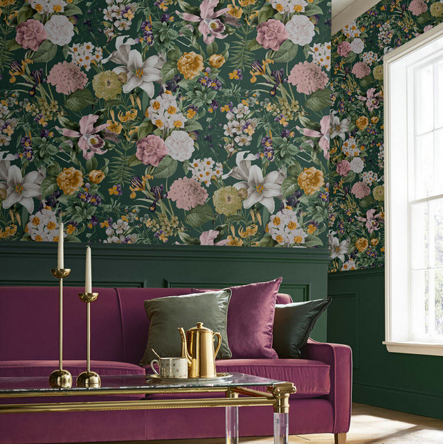 Graham & Brown Glasshouse Flora Wallpaper