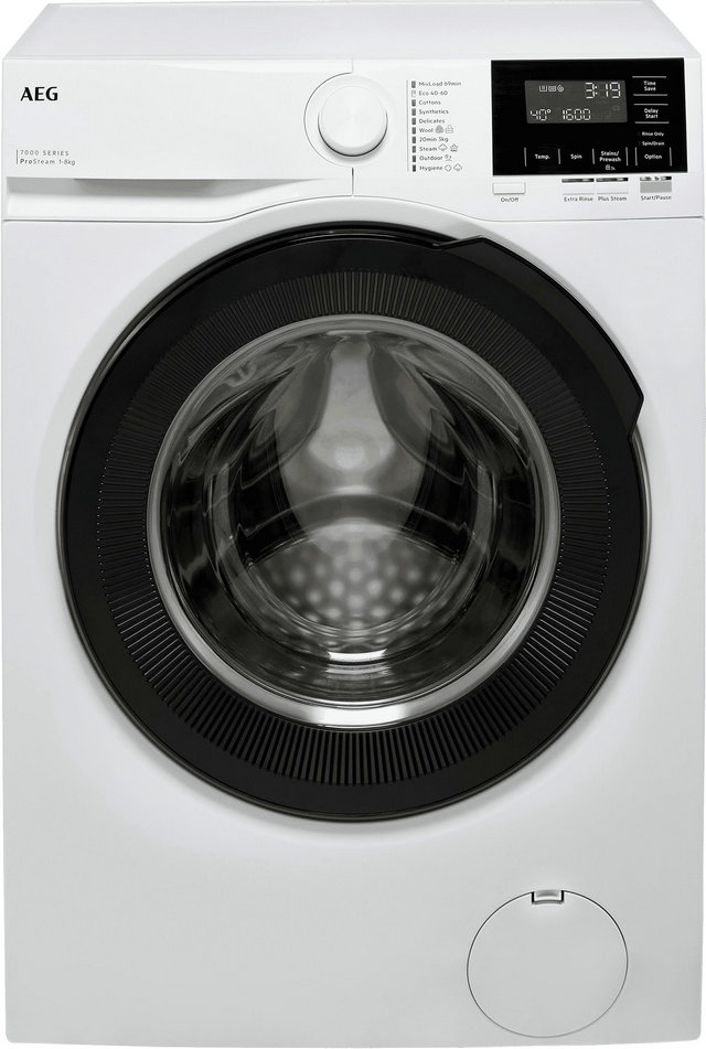 AEG 7000 ProSteam LFR71864B 8 kg 1600 RPM Washing Machine - White