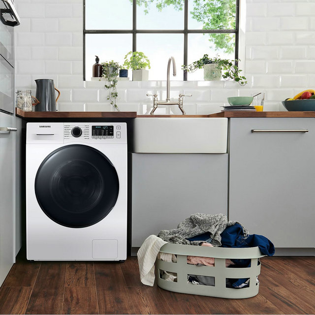 Samsung WD80TA046BE 8kg/5kg ecobubble Washer Dryer - White