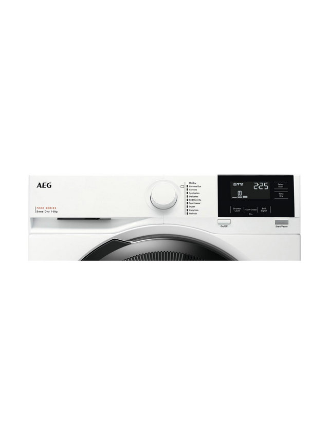 AEG TR718L4B White 7000 SensiDry Heat Pump 8kg Tumble Dryer