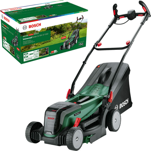 Bosch Cordless Lawnmower UNIVERSALROTAK 2X18V-37-550