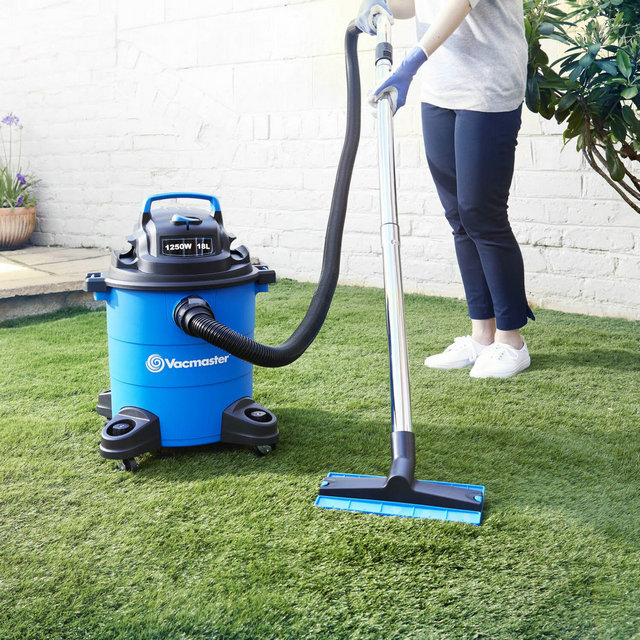 Vacmaster Artificial Grass Vacuum Cleaner | Outdoor Wet & Dry Garden Vacuum