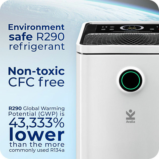 Avalla X-95 Smart Dehumidifier For Home & Office 10L