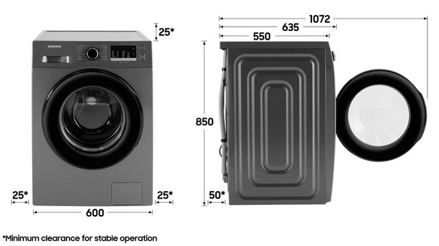 Samsung WW90J5456 8kg Washing Machine