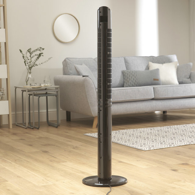 Dimplex Mont Blanc Black Tower Cooling Fan