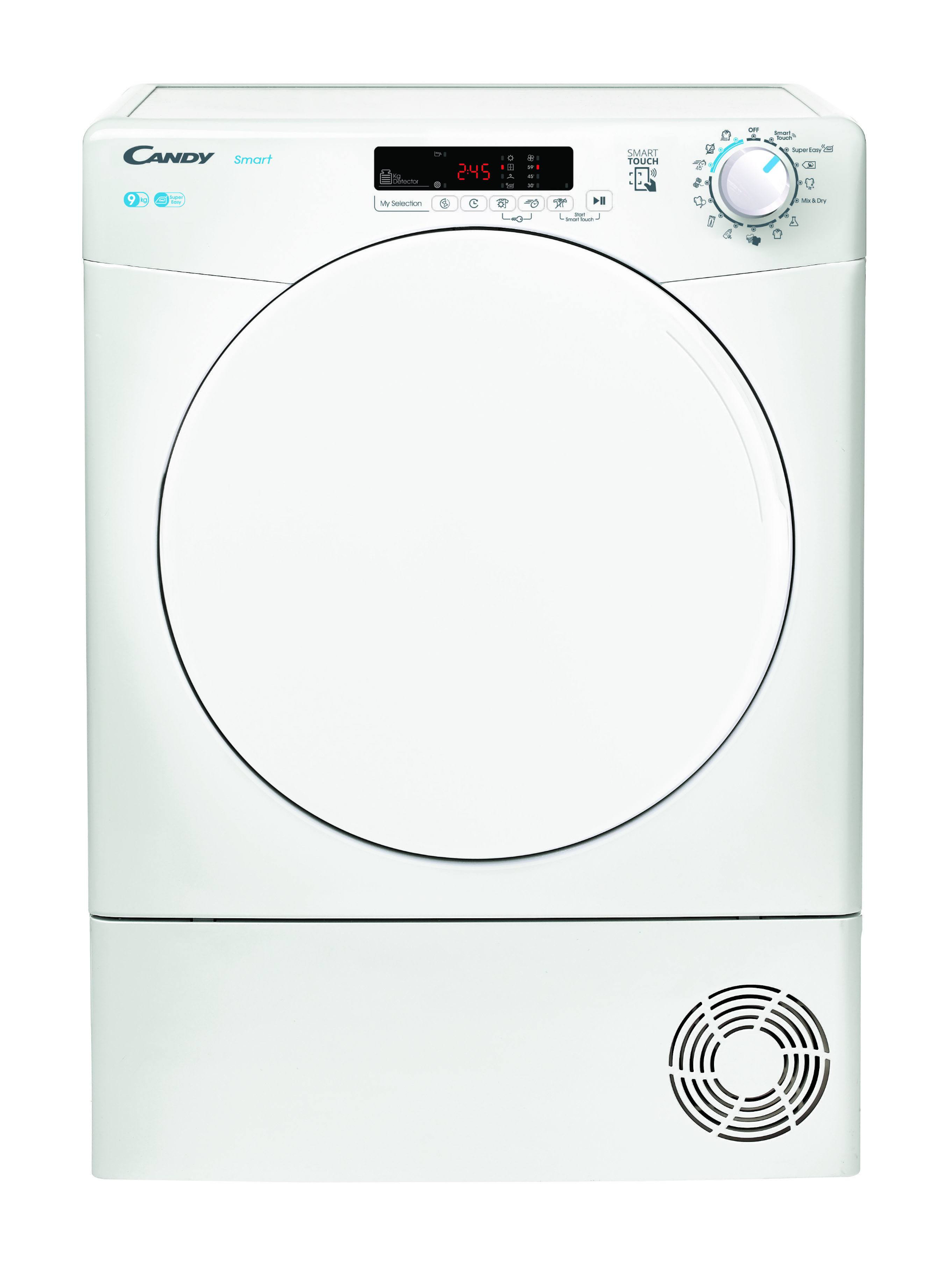 Candy CSEC9DF Smart 9kg Condenser Tumble Dryer - White