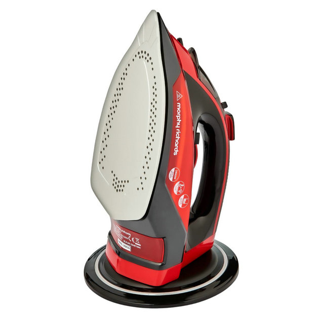 Morphy Richards Easycharge 303250 Cordless Steam Iron - Red &