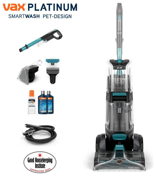 Vax Platinum Smartwash Pet-Design Carpet Cleaner