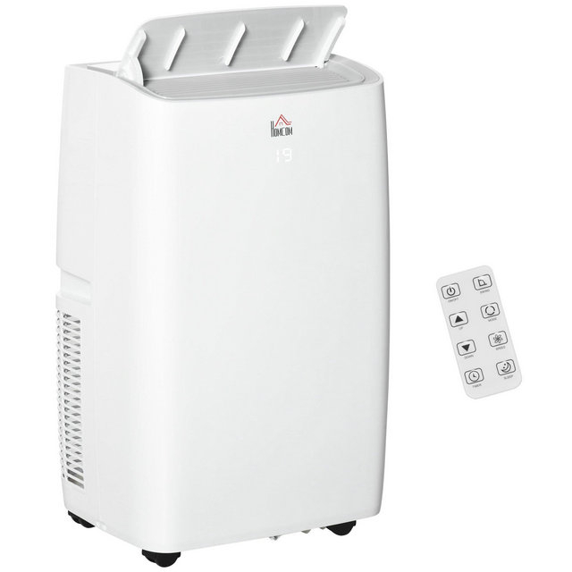 HOMCOM 12,000 BTU Portable Air Conditioner Unit With Remote, 24H Timer,