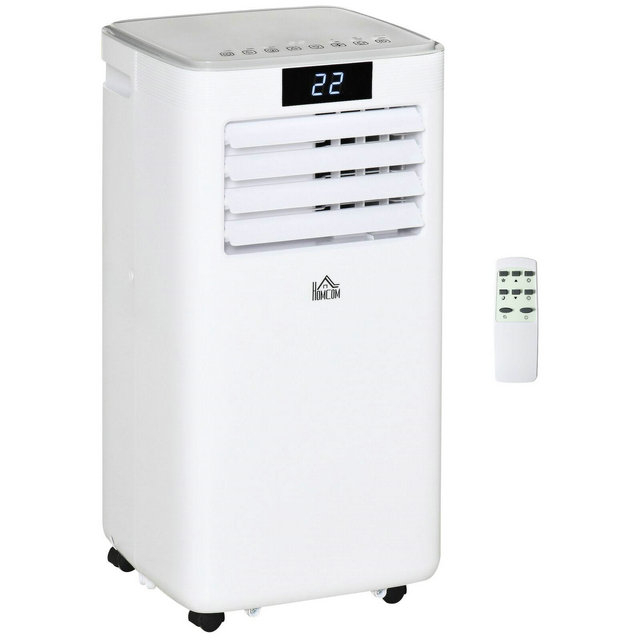 HOMCOM 12,000 BTU Portable Air Conditioner Unit With Remote, 24H Timer,