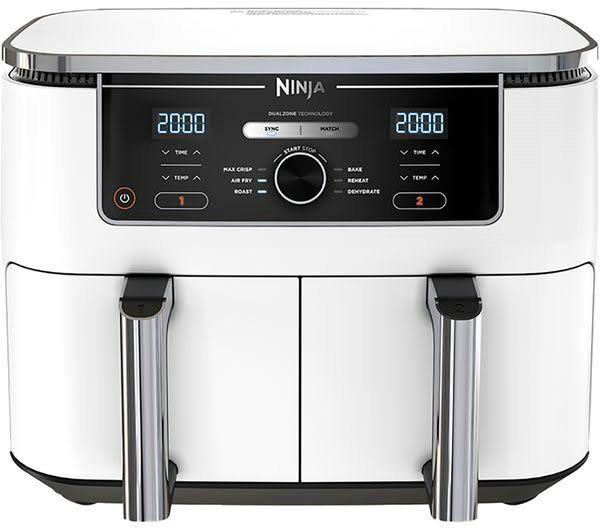 Ninja Foodi Max 9.5L Dual Zone Air Fryer Copper / white