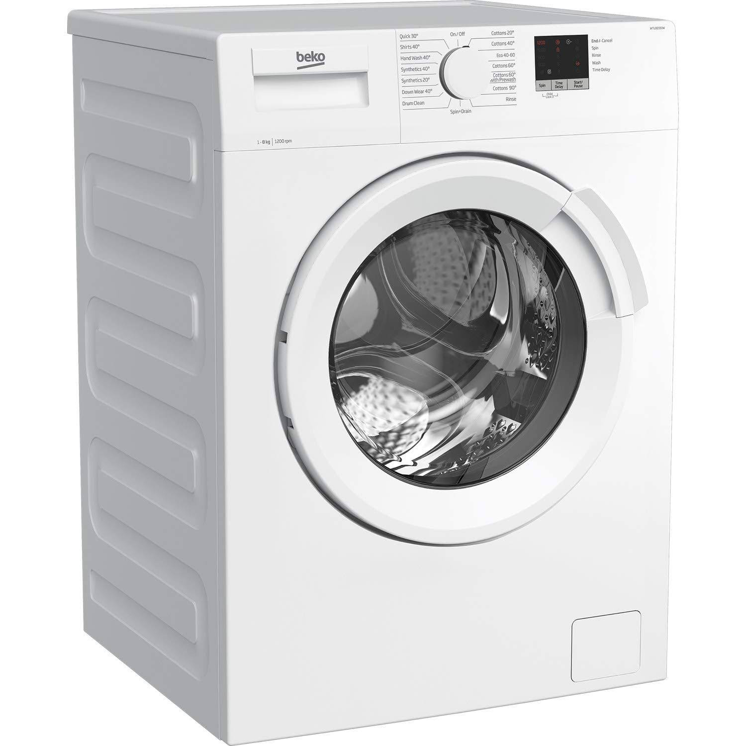 Beko WTL82051B 8kg 1200 Spin Washing Machine