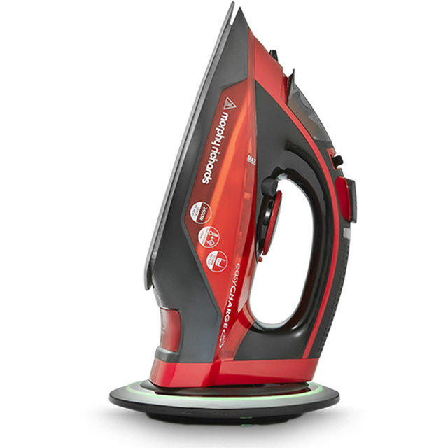 Morphy Richards Easycharge 303250 Cordless Steam Iron - Red &