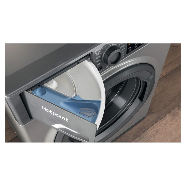 Hotpoint NSWR 743U GK UK N 7 kg 1400 Spin Washing Machine - Graphite