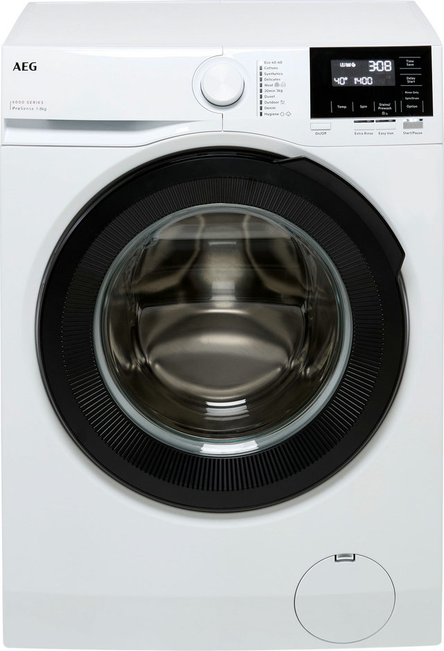 AEG LFR61844B 8kg Washing Machine 1400rpm - White