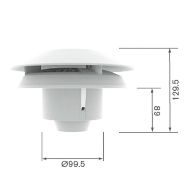 Greenwood Airvac CV2GIP Unity Any Room Extractor Fan