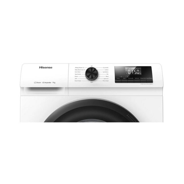 Hisense WFQP9014EVM 9kg Washing Machine - White