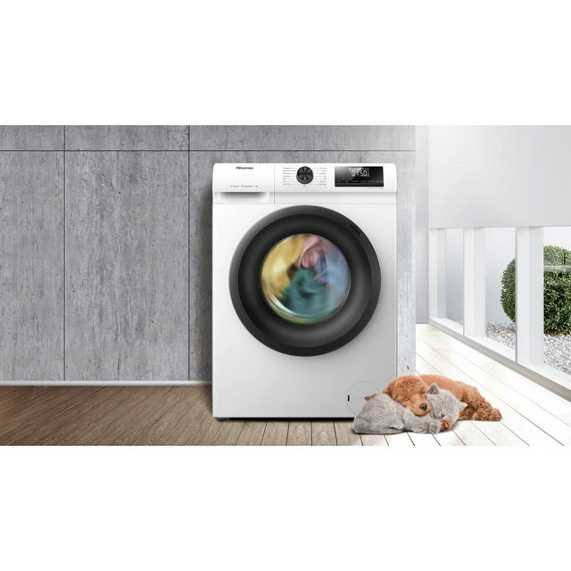 Hisense WFQP9014EVM 9kg Washing Machine - White