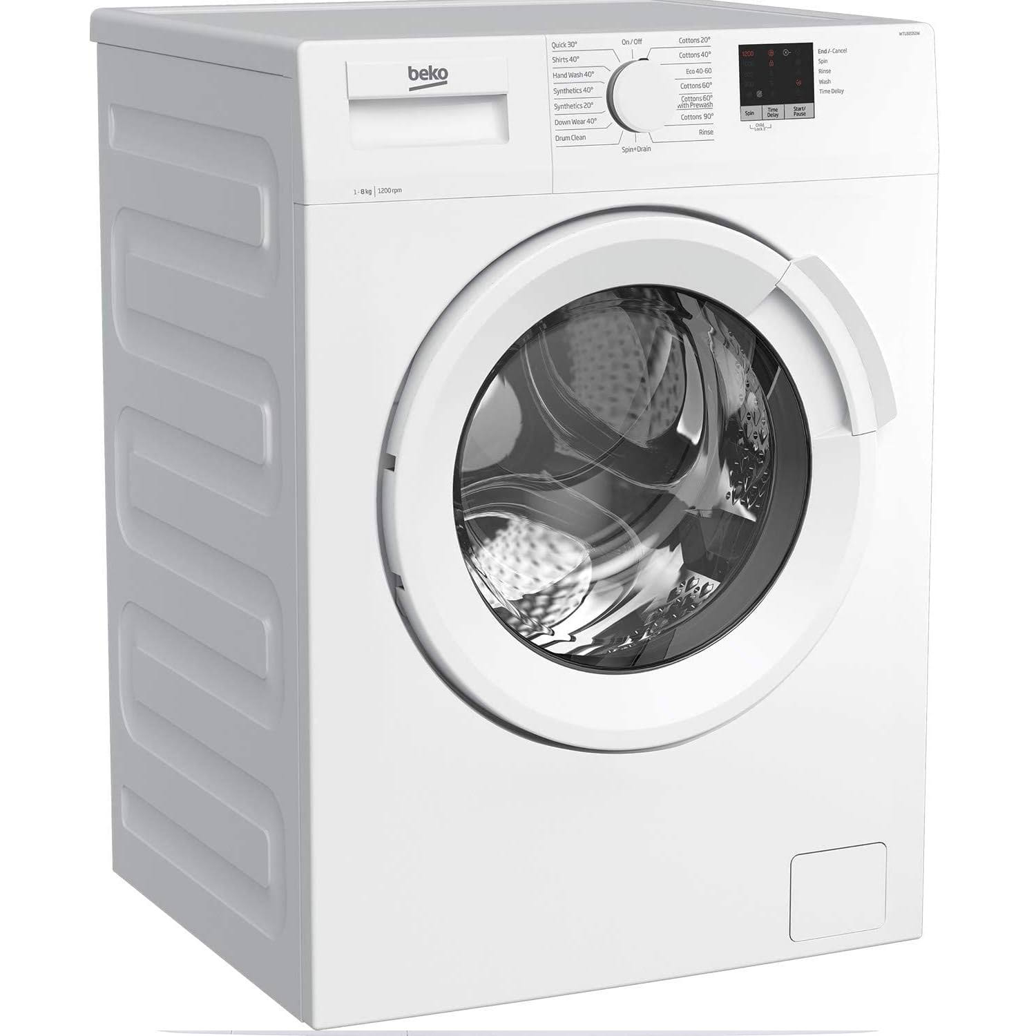 Beko WTL82051B 8kg 1200 Spin Washing Machine