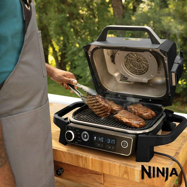 Ninja Woodfire Electric BBQ Grill Smoker OG701UK