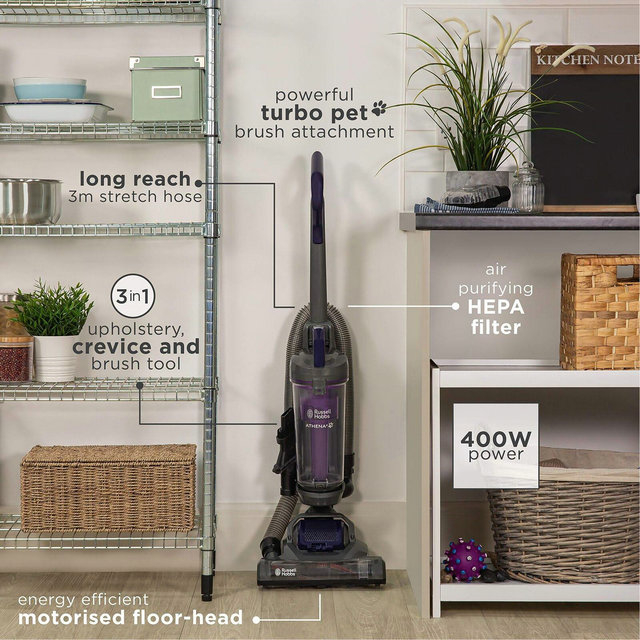 Russell Hobbs Pet Upright Vacuum Cleaner - RHUV5601