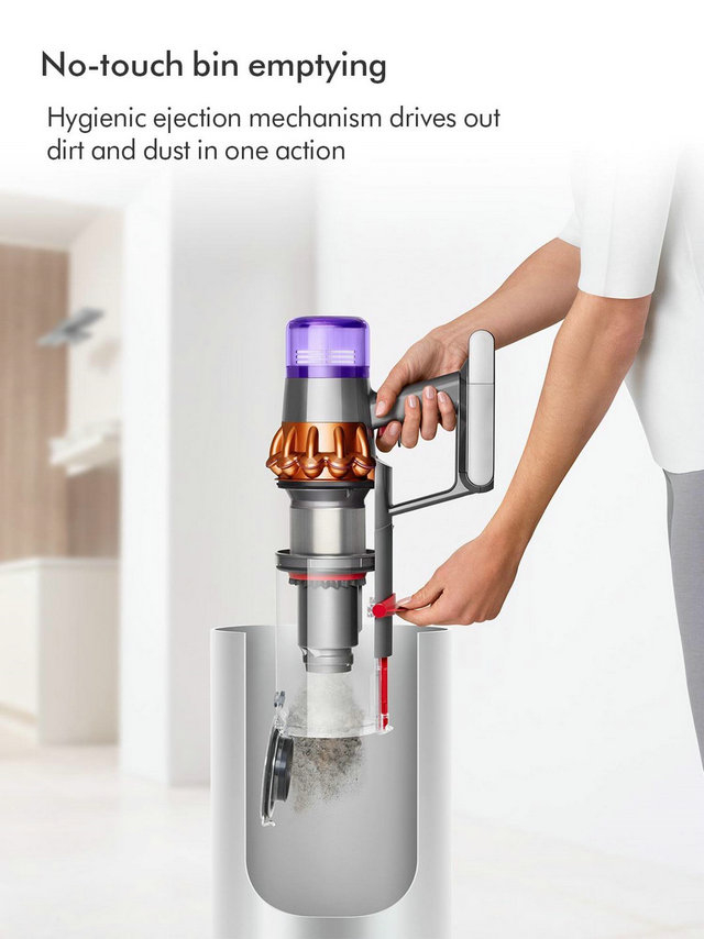 Dyson V15 Detect Absolute Cordless Vacuum Cleaner - Yellow & Nickel