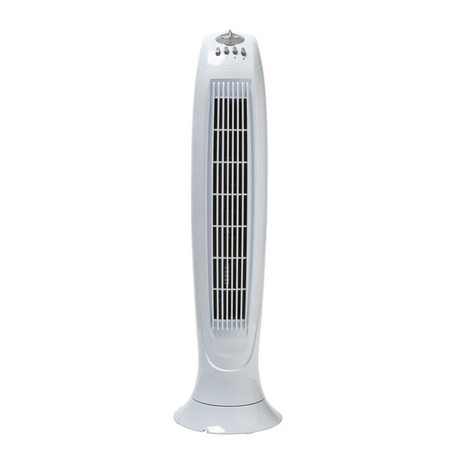 White 3-speed Tower Fan