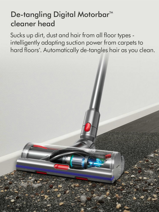 Dyson V15 Detect Absolute Cordless Vacuum Cleaner - Yellow & Nickel